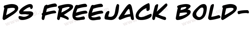 DS FreeJack Bold字体转换